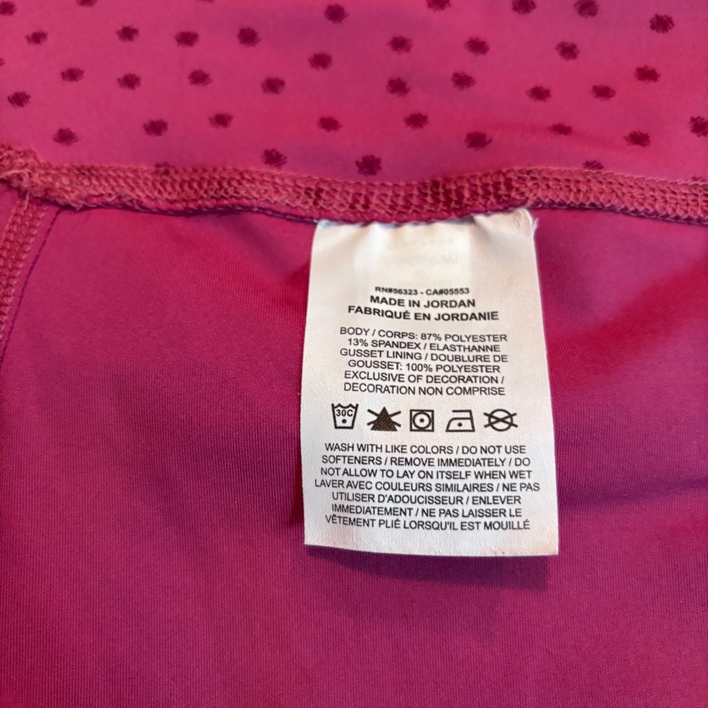NWOT Nike Yoga Legging Women's Size M Polka-Dot Twist High-Waisted Ankle - Picture 4 of 8